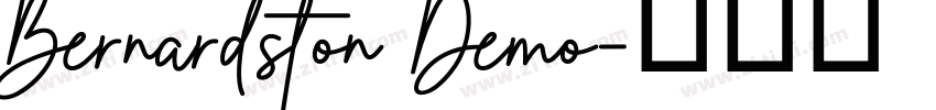 Bernardston Demo字体转换